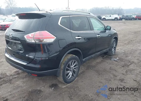 2016 Nissan Rogue Sl из США, поврежденный, VIN 5N1AT2MV5GC739852